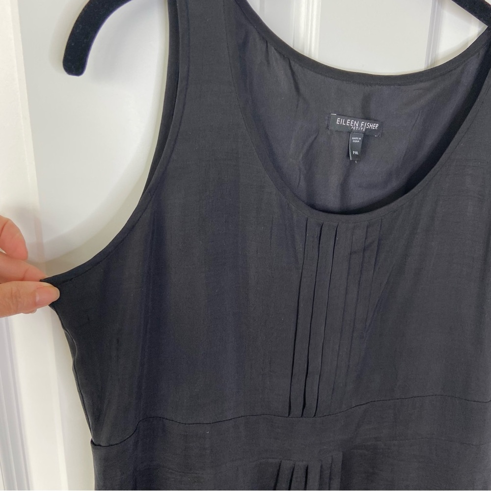 Eileen Fisher Silk Shift Dress, EUC, size MP - Picture 4 of 7